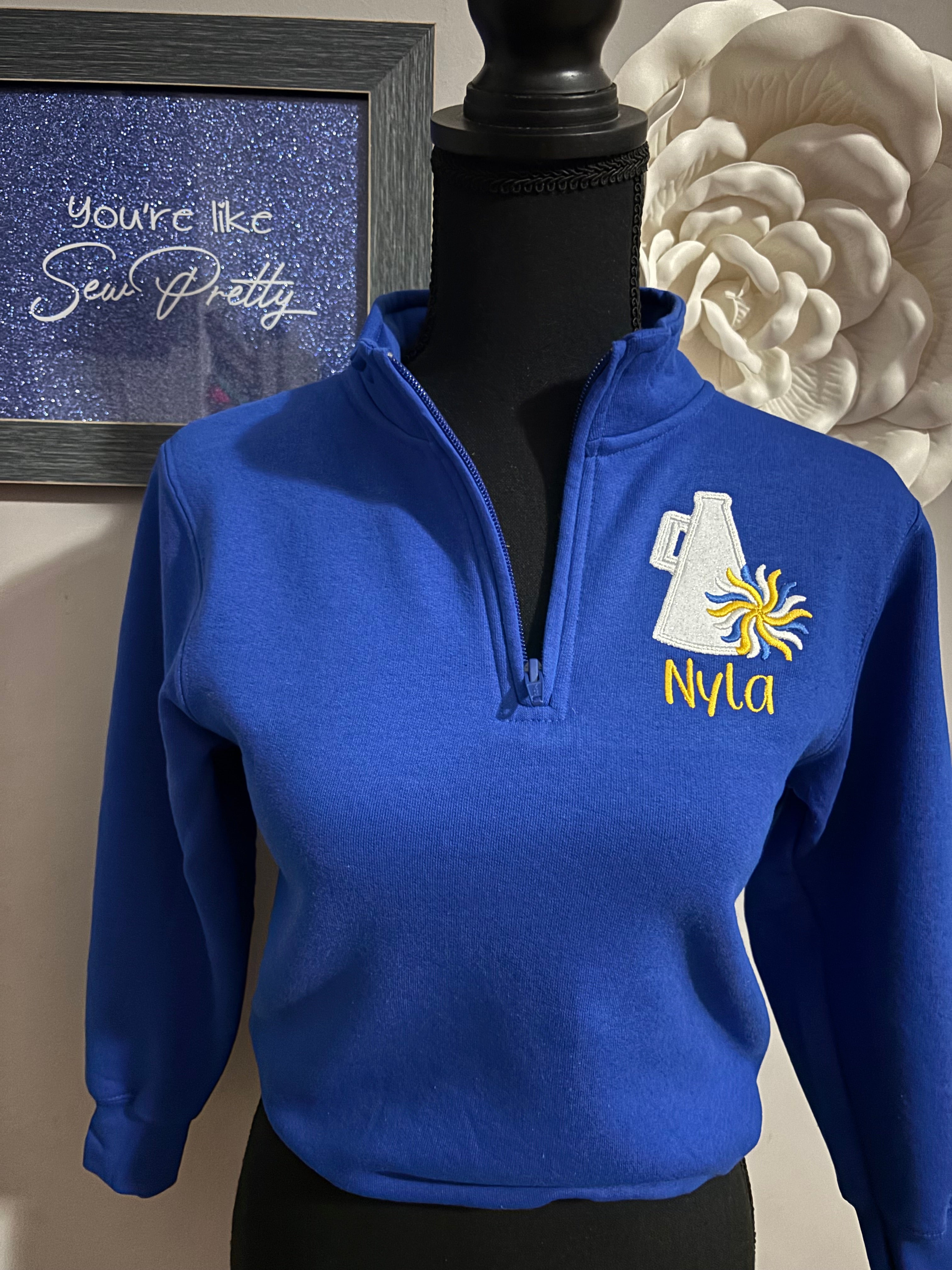 Bucs Cheer 1/4 Zip Pullover-