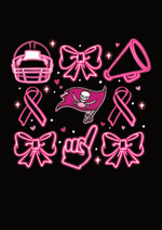 Load image into Gallery viewer, Bucs Pink Out- Youth Black
