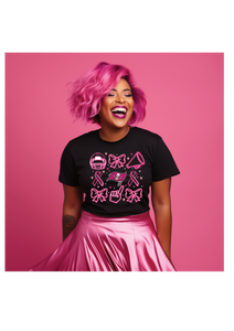 Bucs Pink Out- Adult Black