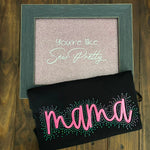 Load image into Gallery viewer, Rhinestone Embroidery- MAMA Sweatshirts
